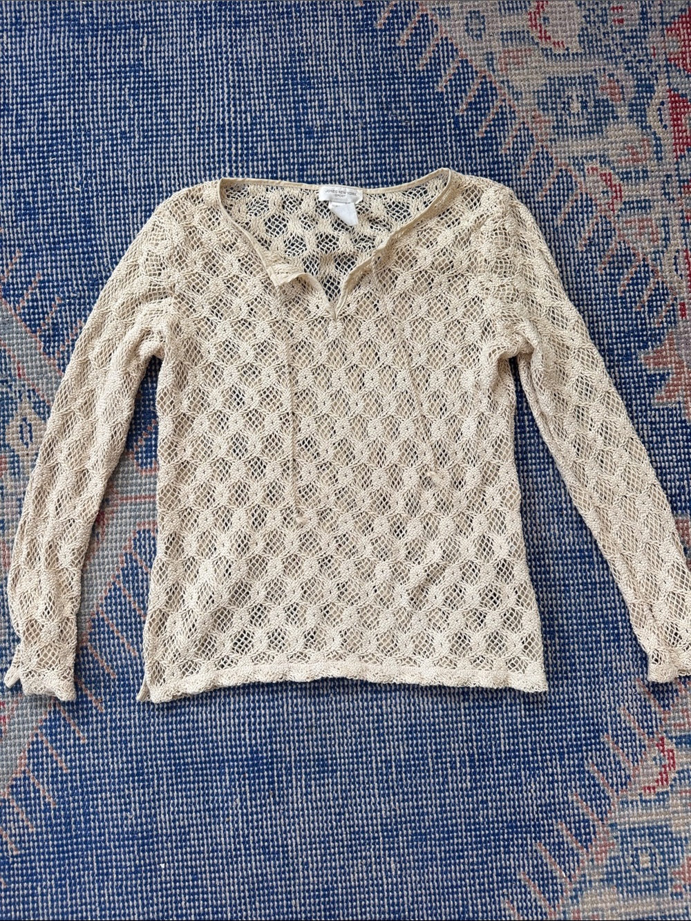 Vintage crochet top Jones New York